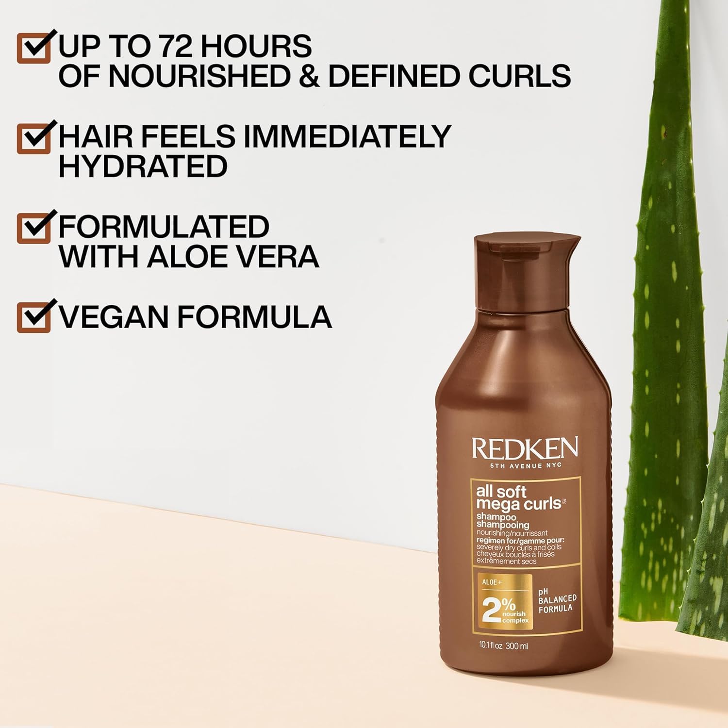 REDKEN All Soft Mega Curls Shampoo, Conditioner & Hair Treatment Set for Extremely Dry Curly & Coily Hair - Deep Nourishing & Softening for Severely Dry Curls - Perfect for Daily Hair Care & Salon-Quality Results at Home