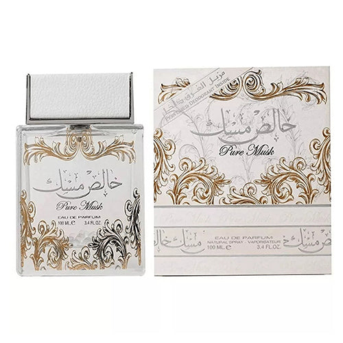 Lattafa Pure Musk 100ml Eau de Parfum - Unisex Perfume for Men & Women | Long-Lasting Fragrance for Date Night, Office & Special Occasions