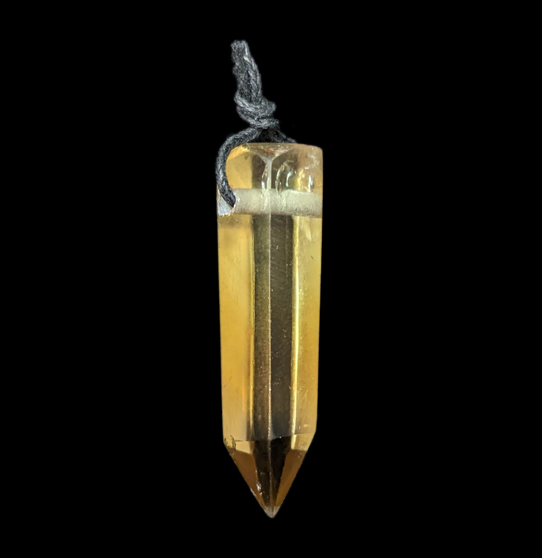 Natural Citrine Crystal Pendant - Healing Stone for Necklace & Jewelry Making - Perfect for Meditation, Energy Cleansing & Spiritual Gifts