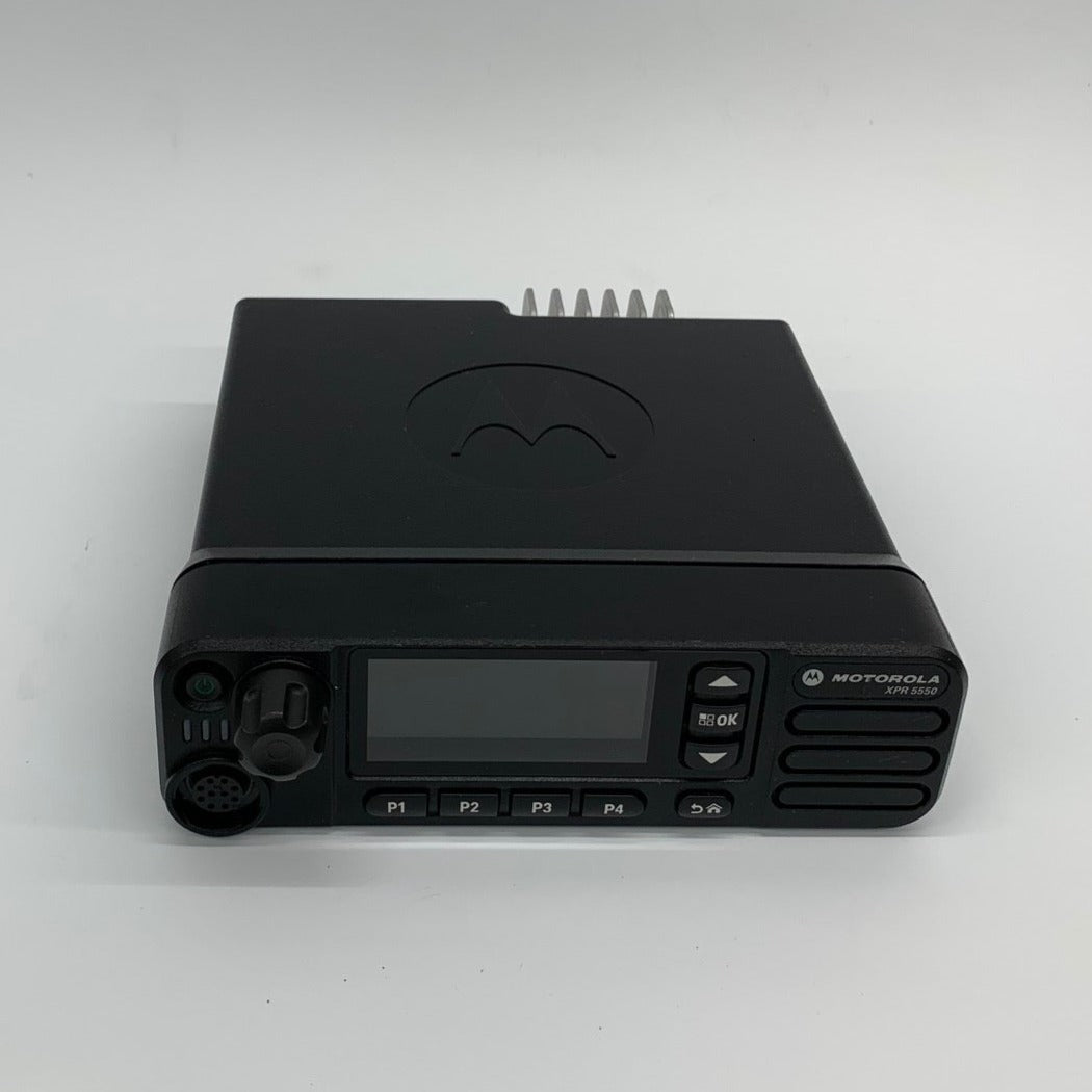 Motorola XPR5550 AAM28JQN9KA1AN VHF Two-Way Business Radio - Long Range Communication for Trucking, Construction & Emergency Services