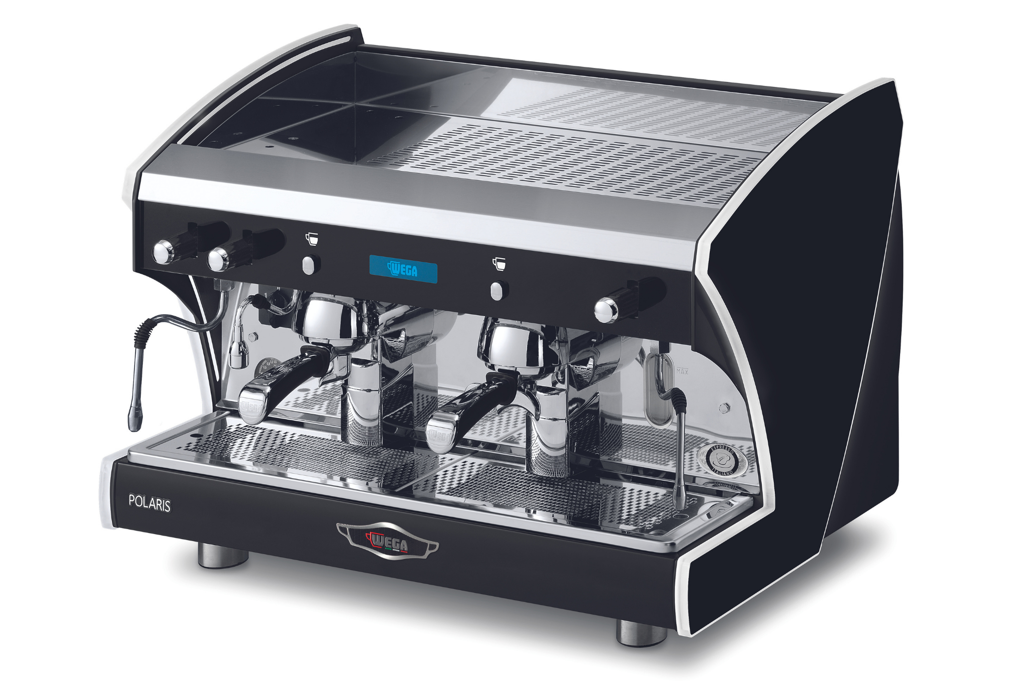Wega Polaris EVD Commercial Espresso Machine - 3 Group Raised Design for High Volume Coffee Shops & Cafes | Perfect for Baristas & Professional Coffee Brewing
