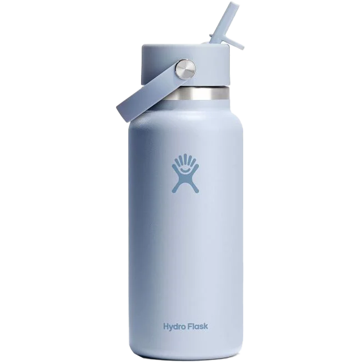 32 oz Wide Mouth Water Bottle with Flex Straw Lid - Leak Proof, BPA Free, Ideal for Gym, Hiking & Outdoor Activities