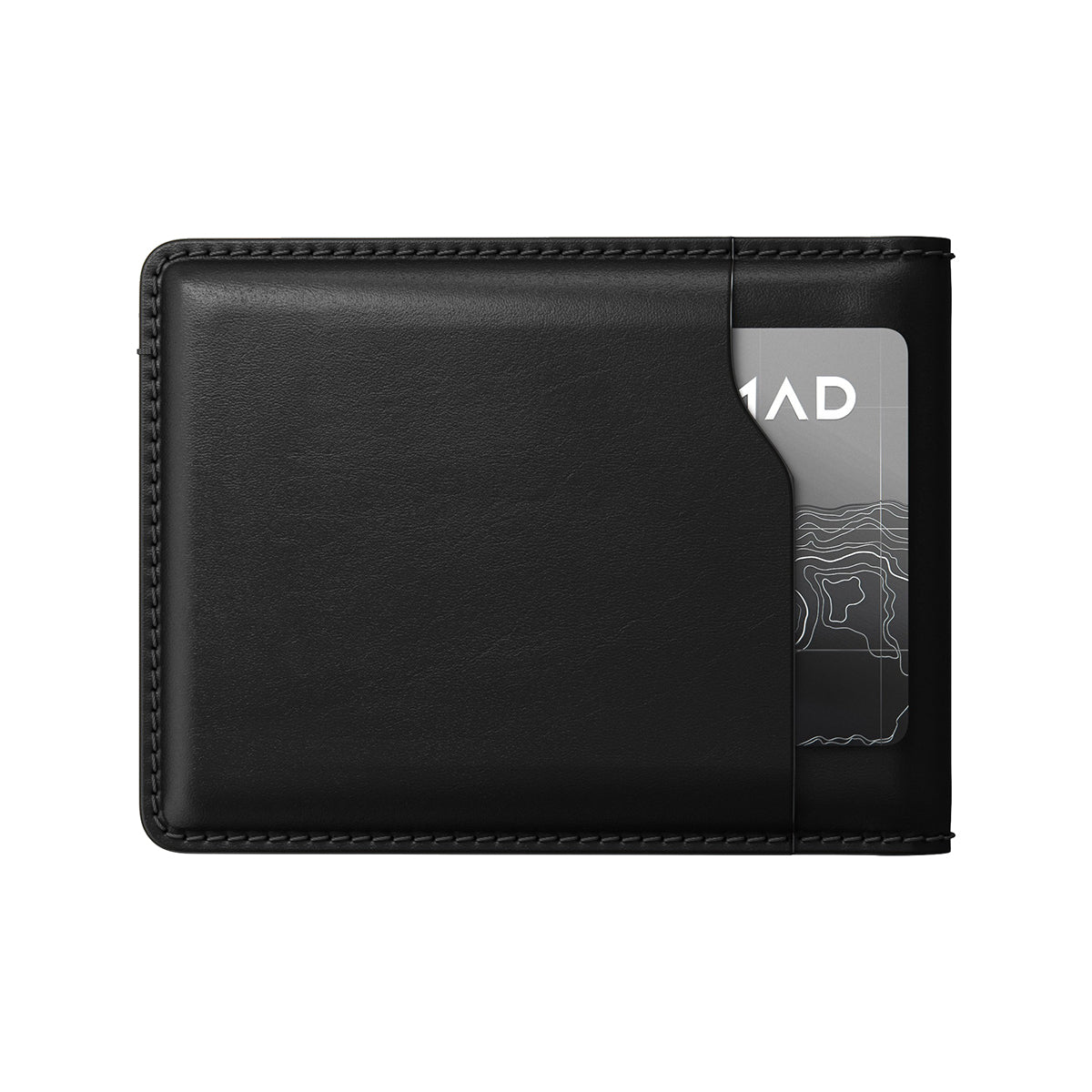 Premium NOMAD Bifold Wallet for Men - Genuine Black Horween Leather RFID Blocking Slim Minimalist Wallet - Perfect for Everyday Carry, Travel & Business