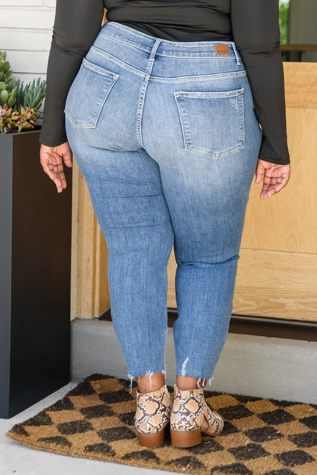 Kyla Destroyed High Waist Relaxed Fit Jeans for Women - Trendy Distressed Denim Pants for Casual Outfits & Streetwear
