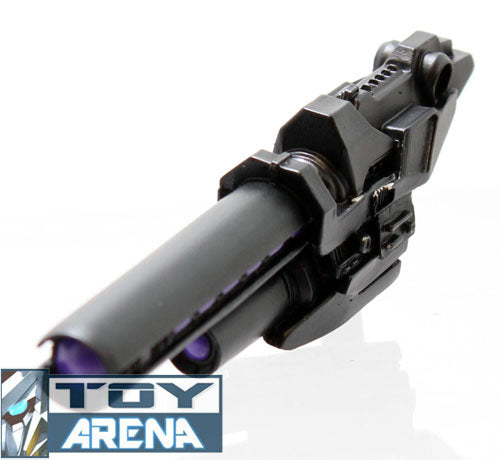 Transformers Prime Voyager Optimus Prime Dr. Wu Double Guns Black Purple - Upgrade Accessories for Action Figures & Collectibles - Perfect for Display, Play & Customization