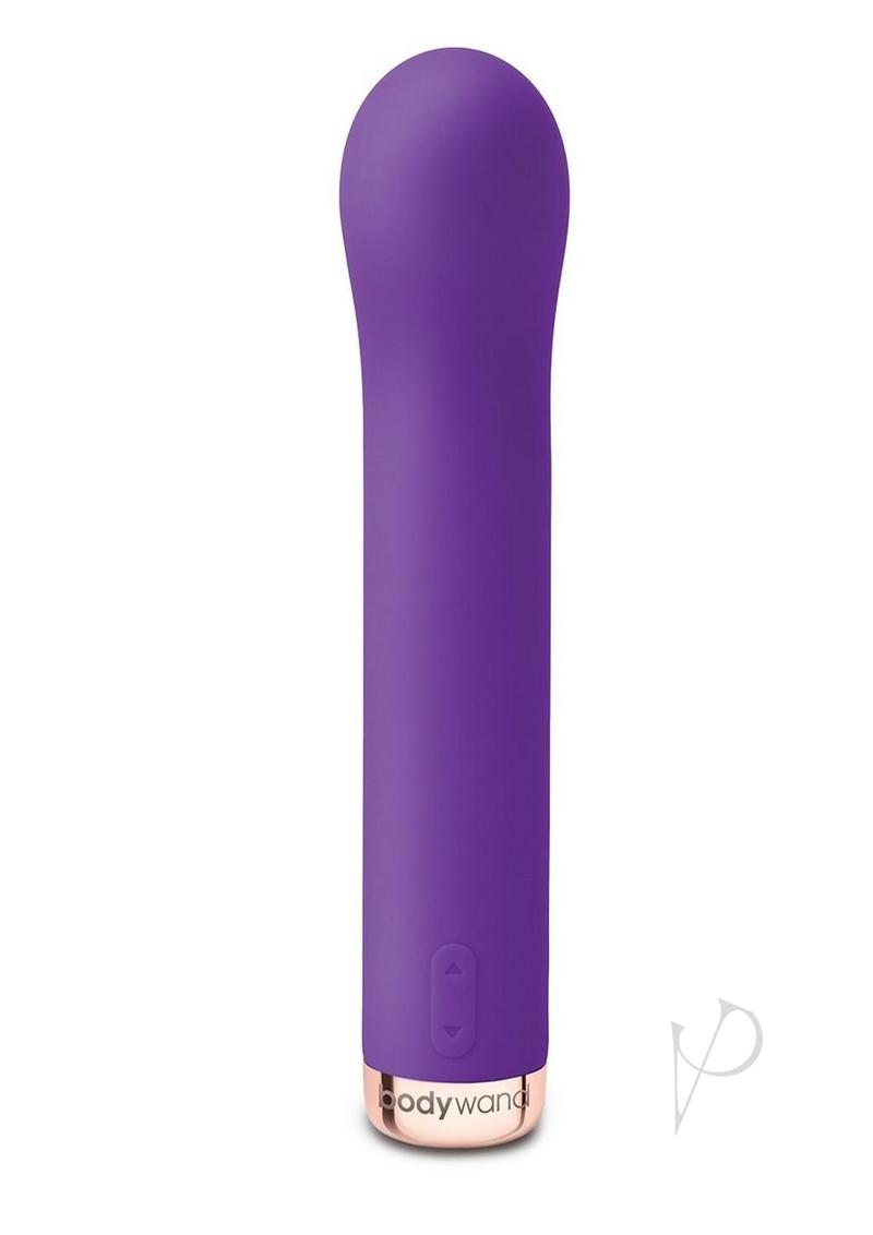 Bodywand My First G Spot Vibrator - Rechargeable Silicone Massager for Women, Purple - Perfect for Solo Play & Couples Intimacy