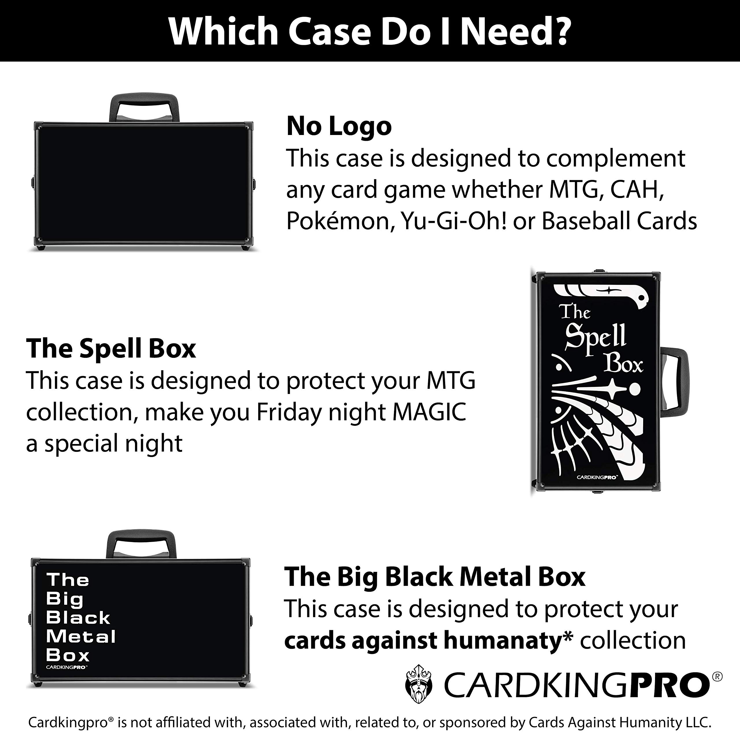 Premium Game Card Storage Case (BBB Edition) - Holds 2500 Unsleeved Cards | Compatible with Magic The Gathering (MTG), Pokemon, Yu-Gi-Oh & All Standard Trading Card Games | Includes 8 Custom Dividers | Perfect for TCG Collectors, Tournaments & Home Organization