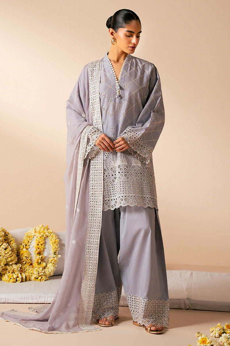 LAVENDER AURA 3PC CHIKANKARI SUIT | Hand Embroidered Cotton Kurta Set | Traditional Indian Ethnic Wear for Women | Perfect for Weddings, Festivals & Special Occasions