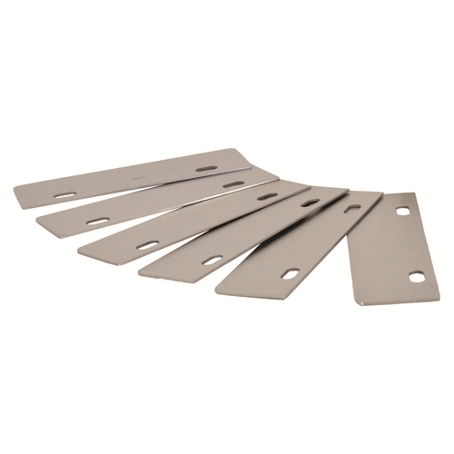 Nella Replacement Grill Scraper Blades - 6 Pack | Durable Stainless Steel BBQ Cleaning Tools for Charcoal & Gas Grills | Perfect for Backyard BBQs, Camping & Outdoor Cooking