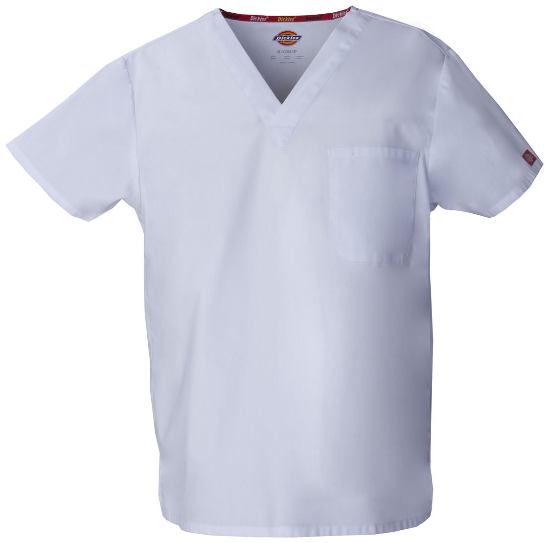 Dickies EDS Signature Scrubs for Women & Men - Soft Brushed Poplin Unisex V-Neck Top with Pocket (Style 83706) | Comfortable Medical Uniform for Nurses, Doctors & Healthcare Professionals