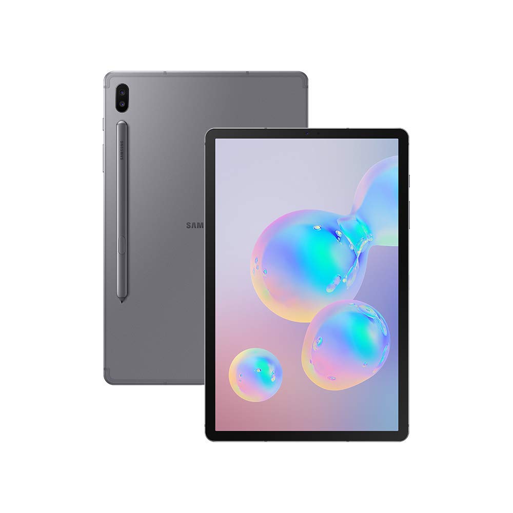 Samsung Galaxy Tab S6 128GB Wi-Fi Android Tablet (Renewed) - Mountain Grey | Lightweight & Powerful for Work, Study & Entertainment