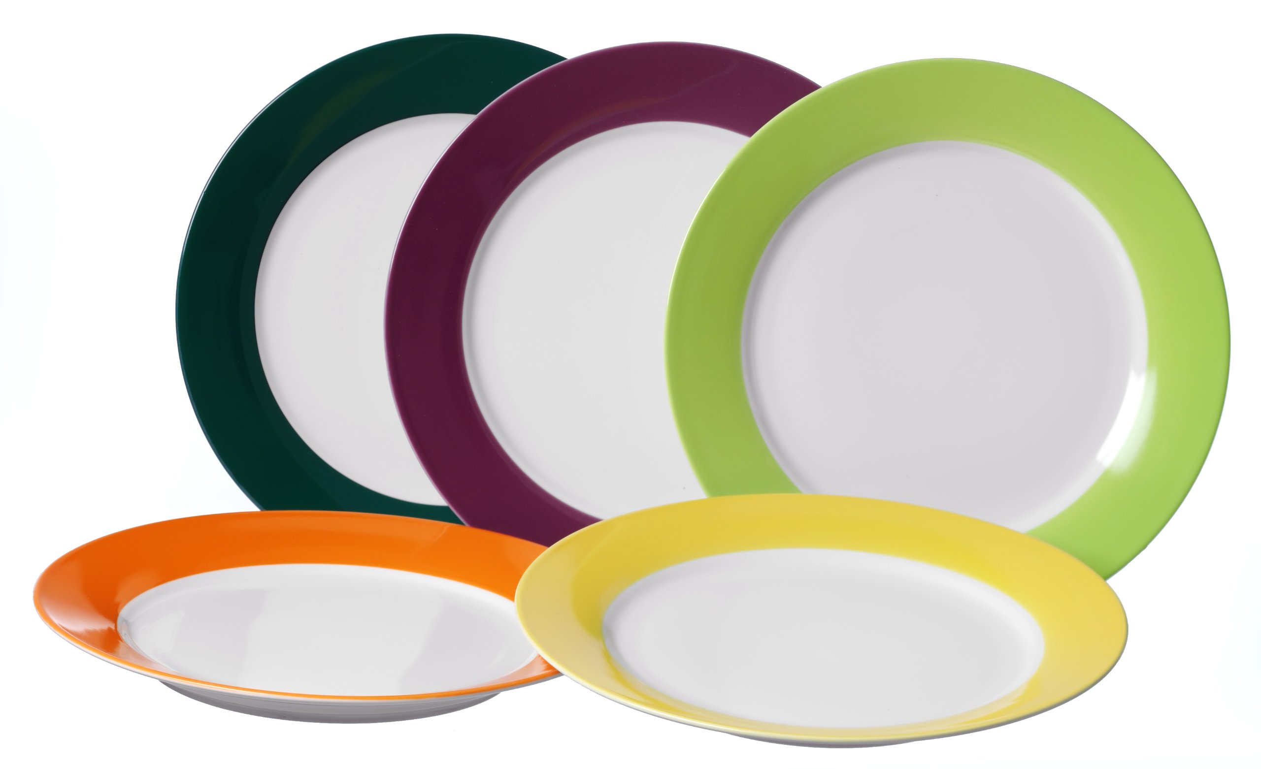 Ritzenhoff & Breker Doppio 596656 8-Piece Dinner Set in Yellow - Elegant Tableware for Family Dinners & Special Occasions