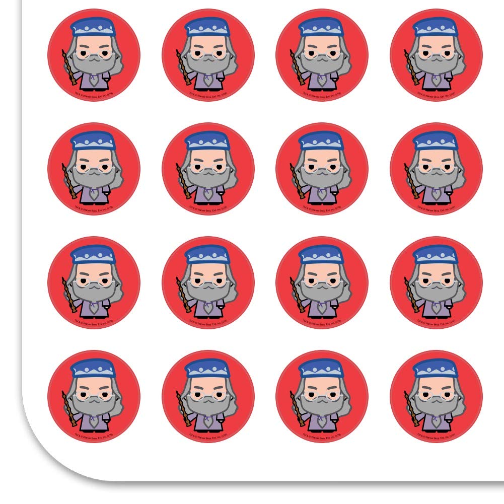 Harry Potter Dumbledore Cute Chibi Stickers - Planner, Calendar & Scrapbooking Decorative Stickers for Journaling, DIY Crafts, and School Supplies - Perfect for Bullet Journals, Gift Wrapping, and Party Favors