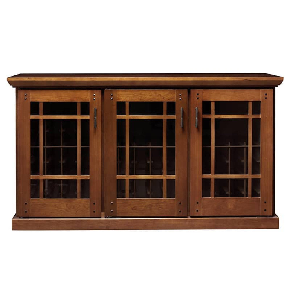 Le Cache Mission Credenza Provincial - Rustic Wood TV Stand with Storage for Living Room, Bedroom & Home Office - Perfect for Organizing Electronics, Books & Decor