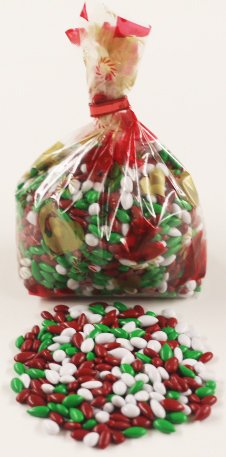 Scott's Cakes Christmas Mix Chocolate Covered Sunflower Seeds - 1 Pound Bulk Bag of Heart-Shaped Treats - Perfect for Holiday Gifts, Party Favors & Snacking