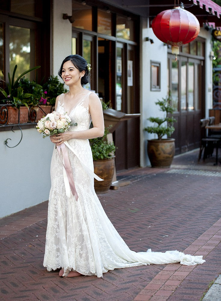Wtoo Cecily Wedding Gown - Elegant Lace Bridal Dress for Bride, Perfect for Church Ceremony & Formal Events