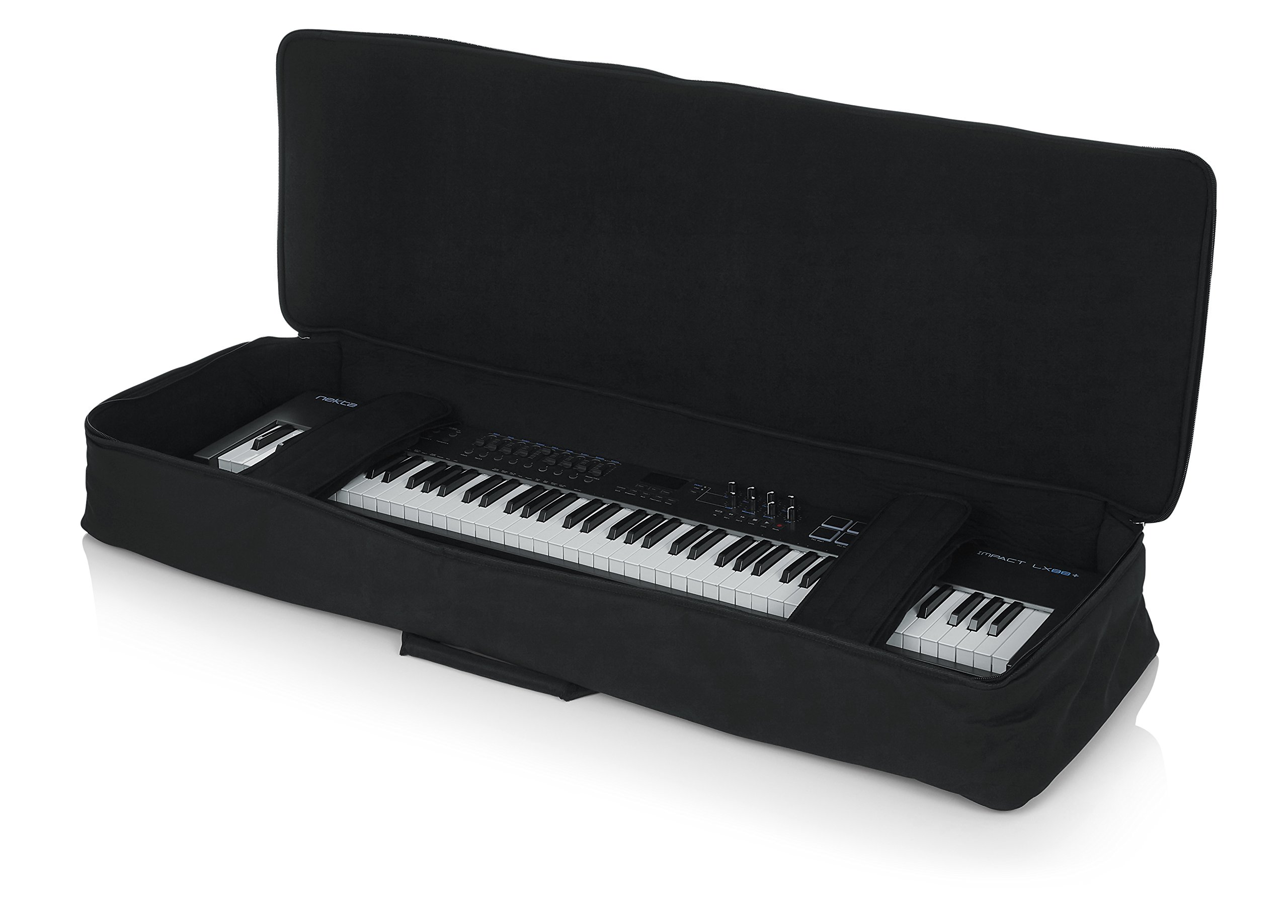 Gator Cases 88-Key Keyboard Gig Bag with Dust Cover - Heavy Duty Padded Protection for Digital Pianos & Keyboards - Perfect for Musicians, Performers & Studio Use