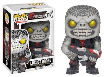 Gears of War Locust Drone #117 Action Figure - Collectible Video Game Merchandise for Fans | Perfect for Display, Gaming Room Decor, and Cosplay Props