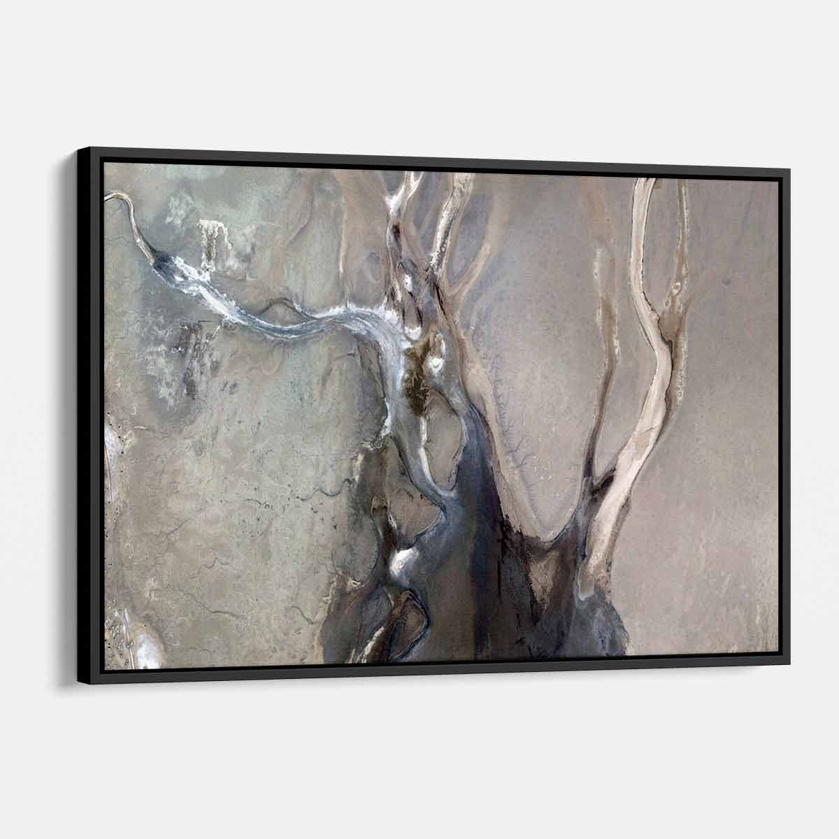 Grey Abstract Wall Art Canvas Print - Modern Home Decor for Living Room, Bedroom & Office - 55x86 Inches Large Contemporary Artwork