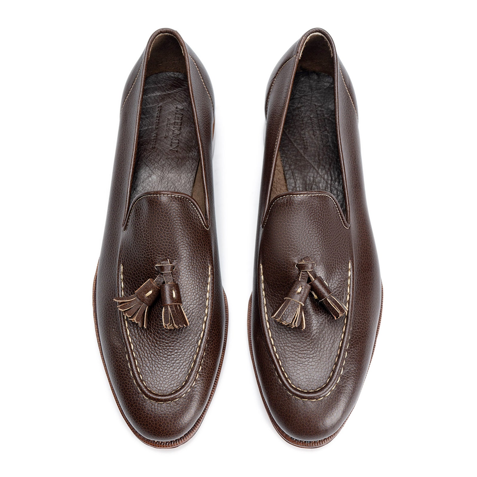 114155 Dark Brown Grain Leather - Premium Quality for Handbags, Wallets & Accessories | Durable & Stylish for Everyday Use