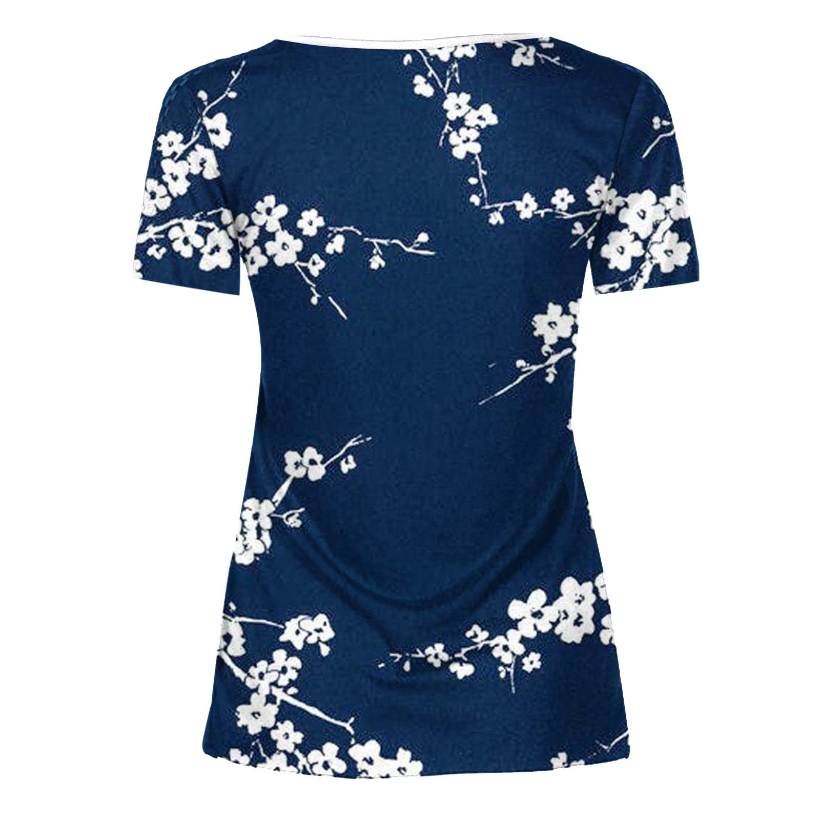 Women's Short Sleeve Athletic Tops - Comfortable & Trendy Workout Shirts with Cotton Spandex Blend - Perfect for Yoga, Running & Gym