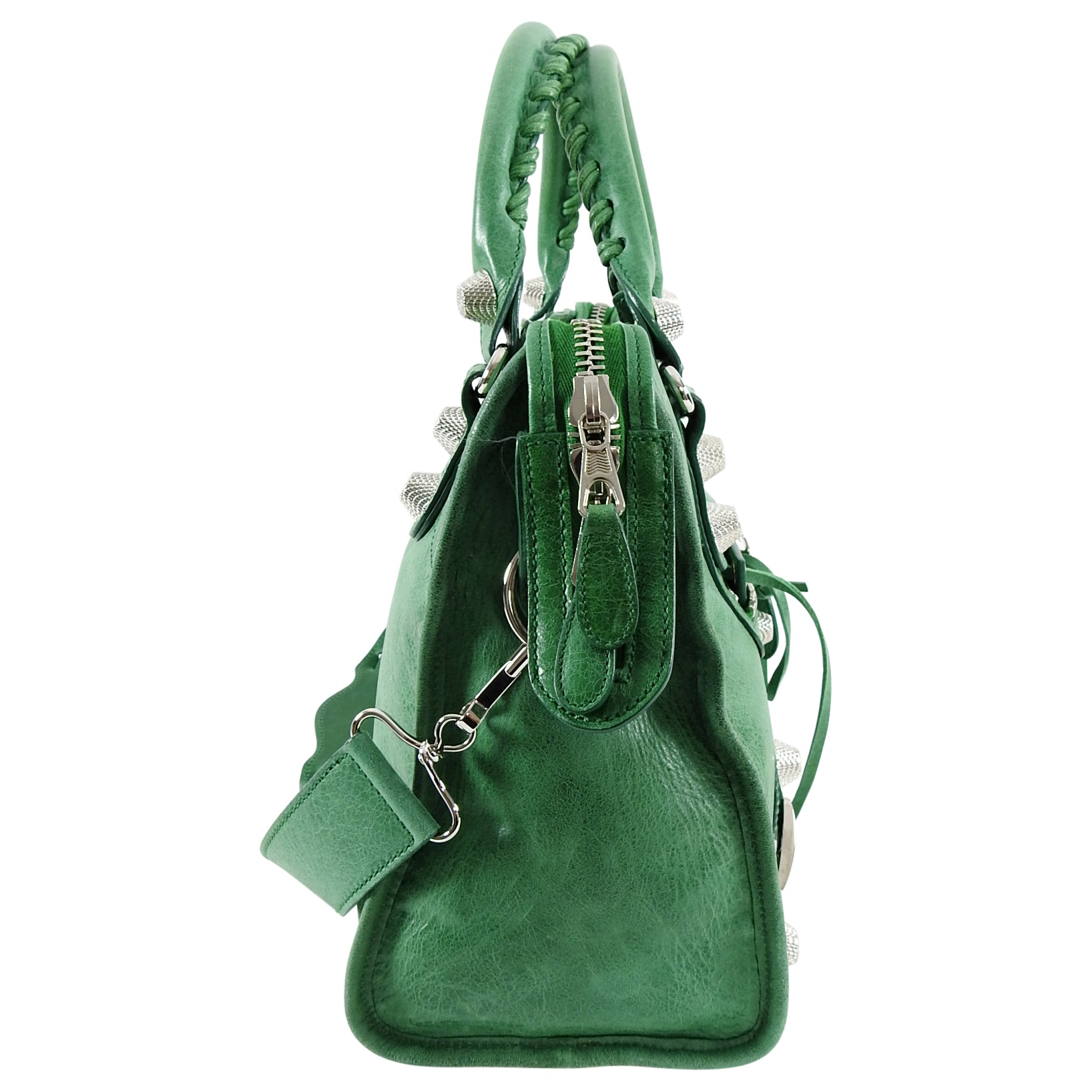 Balenciaga Green Motocross Giant 21 City Bag - Luxury Designer Handbag for Women, Perfect for Everyday Use, Travel & Fashion Accessories