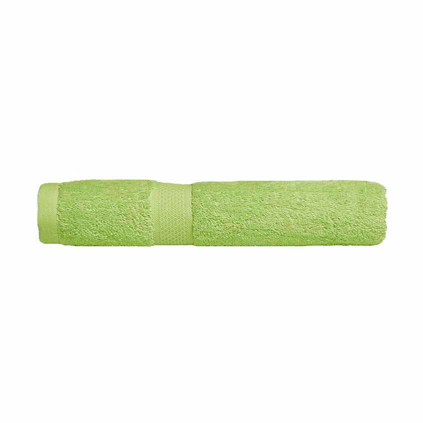 Premium 100% Combed Cotton Bath Towels - Soft & Absorbent Lime Green Hand Towels for Bathroom, Spa, Gym & Travel