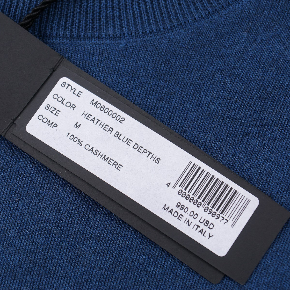 Luxury Manrico Mid-Weight Cashmere Sweater for Men & Women - Soft Warm Winter Pullover for Office, Travel & Casual Wear