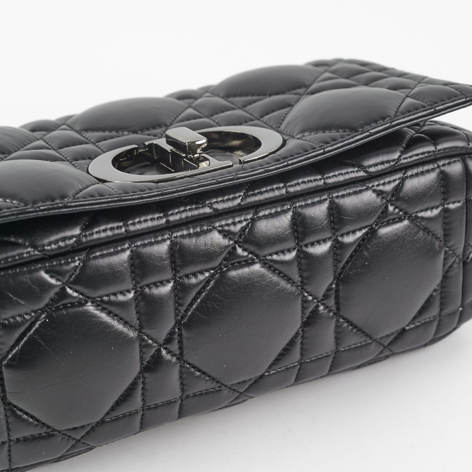 Dior Medium Caro Bag in Black | Luxury Designer Handbag for Women | Perfect for Work, Evening & Special Occasions