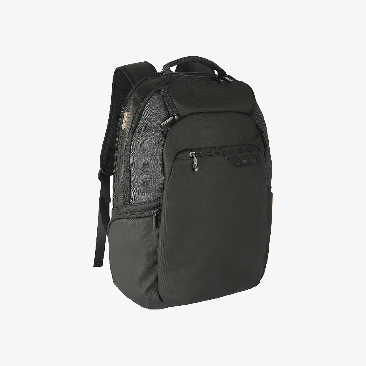 Victor BR3051 C Double Shoulder Bag for Men & Women - Waterproof Travel Backpack with USB Charging Port, Laptop Compartment - Perfect for Commuting, Hiking, and Outdoor Adventures (Black)