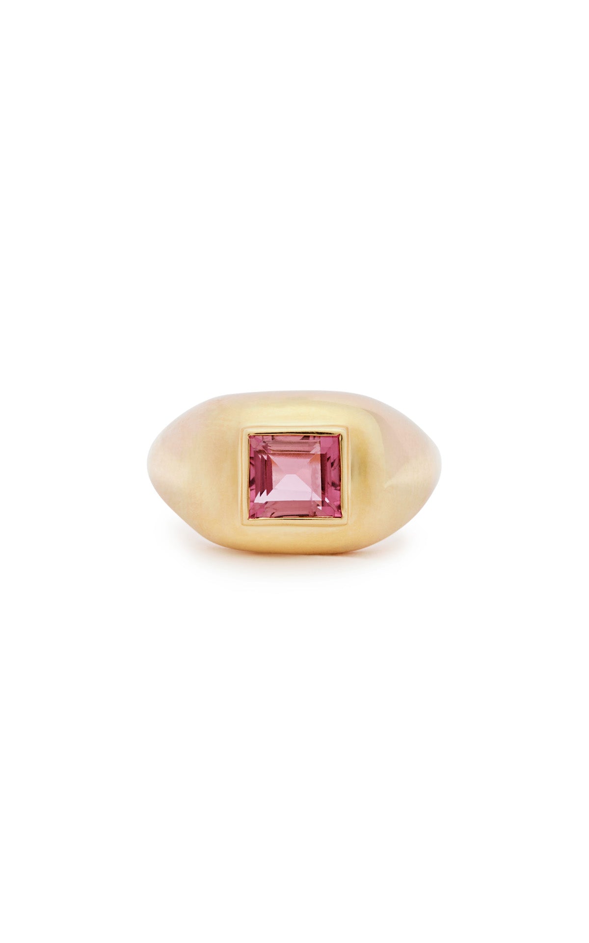 18K Yellow Gold Medium Tourmaline Ring for Women - Elegant Jewelry Gift for Anniversary, Birthday & Special Occasions