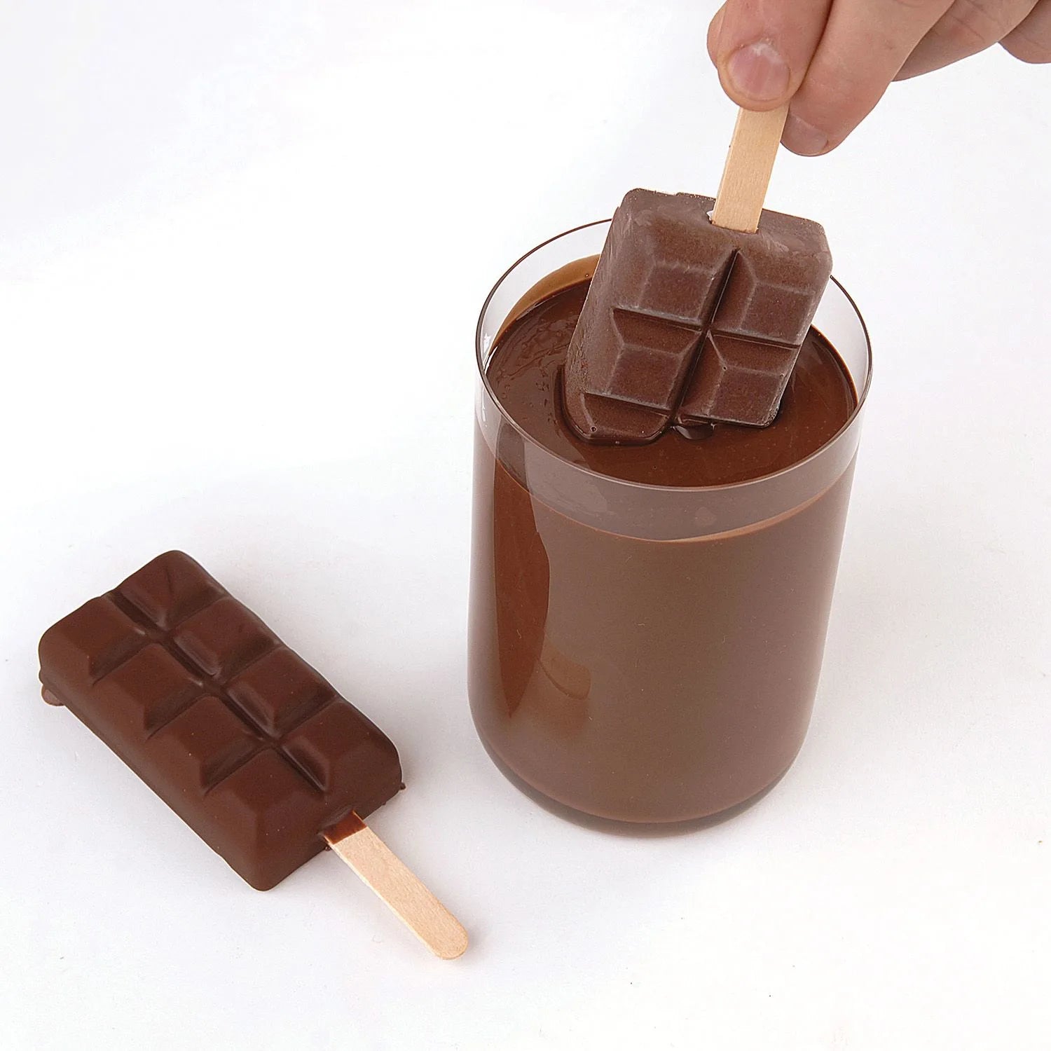 Premium Choco Stick Ice Cream Pop Mold - 12 Reusable Silicone Forms for Homemade Frozen Treats, DIY Desserts, and Party Snacks - Perfect for Summer, Birthdays, and Family Fun