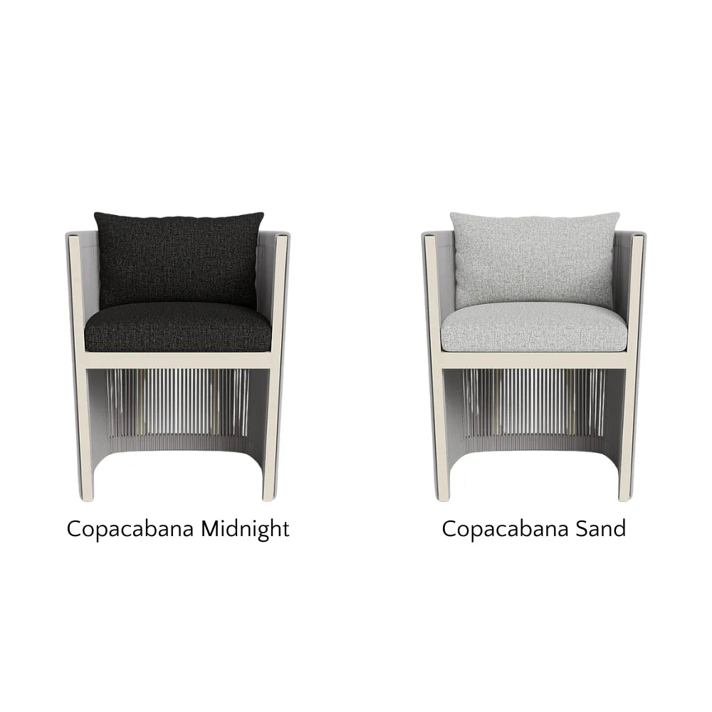 Antigua Outdoor Dining Armchair - Weather-Resistant Patio Chair for Garden, Poolside & Restaurant Use - Comfortable & Durable All-Weather Furniture