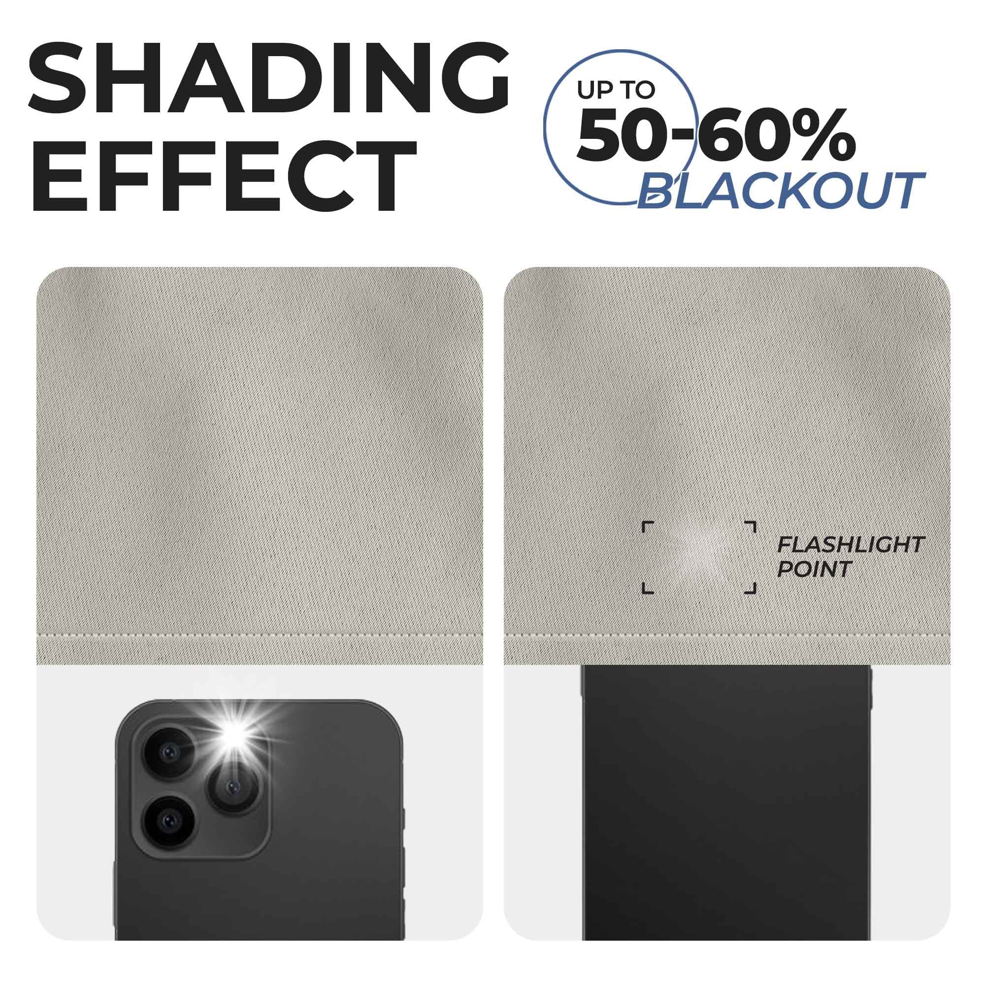 Blackout Curtains Set - Solid Classic Modern Rod Pocket Style for Bedroom & Living Room - Light Blocking & Noise Reducing Window Treatments