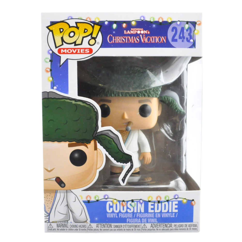 Funko Pop! Cousin Eddie Christmas Vacation Vinyl Figure #243 - Perfect for Holiday Decorations & Movie Fans Collection