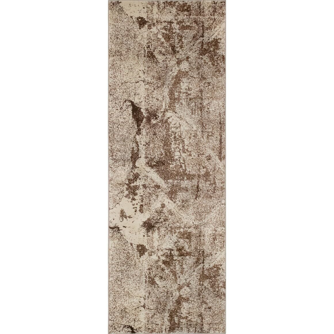 Noori Lagoon Harold Ivory/Brown Area Rug 2'7