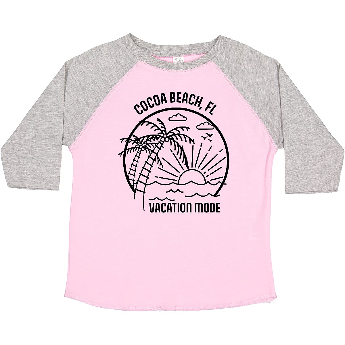 Inktastic Summer Vacation Mode Cocoa Beach Florida Toddler T-Shirt - Cute Graphic Tee for Boys & Girls - Perfect for Beach Trips, Family Vacations & Casual Outings