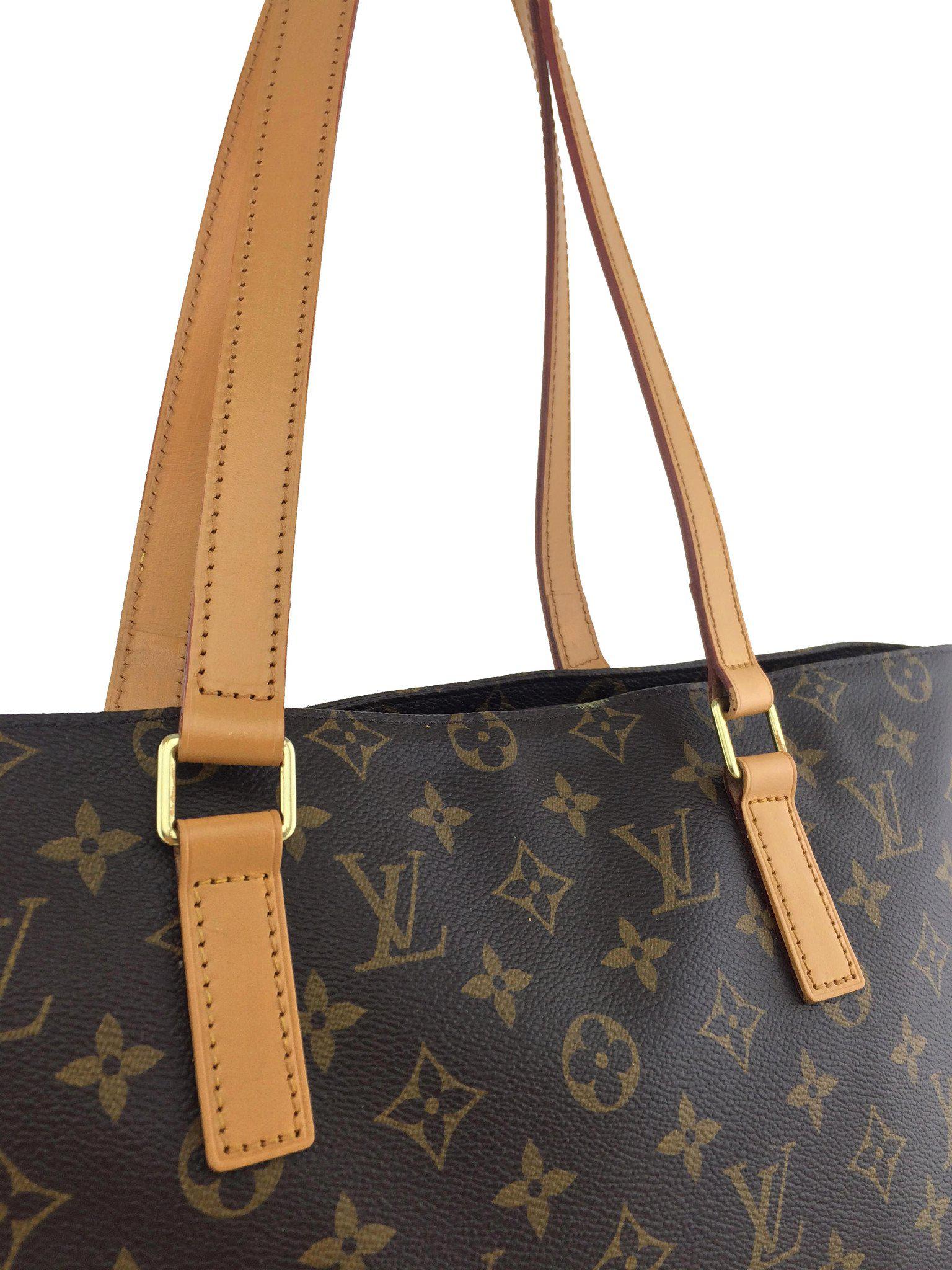 Authentic Louis Vuitton Monogram Canvas Cabas Mezzo Tote Bag - Luxury Designer Handbag for Women, Perfect for Work, Travel & Everyday Use