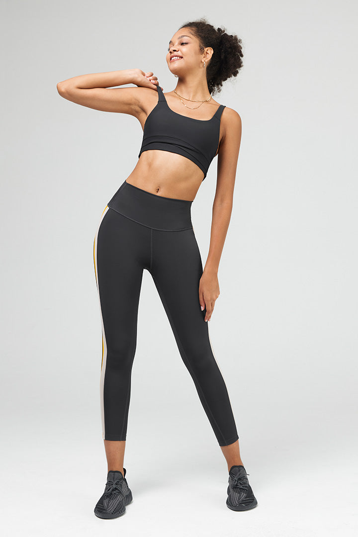 High Waisted Tummy Control Leggings for Women - 7/8 Length Workout Yoga Pants - Slimming & Comfortable for Gym, Running, Lounge & Everyday Wear