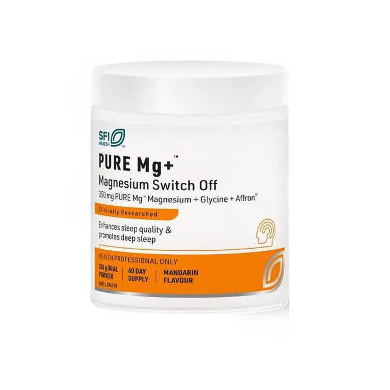 Flordis PURE Mg+ Magnesium Supplement for Stress Relief & Better Sleep - Natural Relaxation Aid for Nighttime, Work Stress & Muscle Recovery