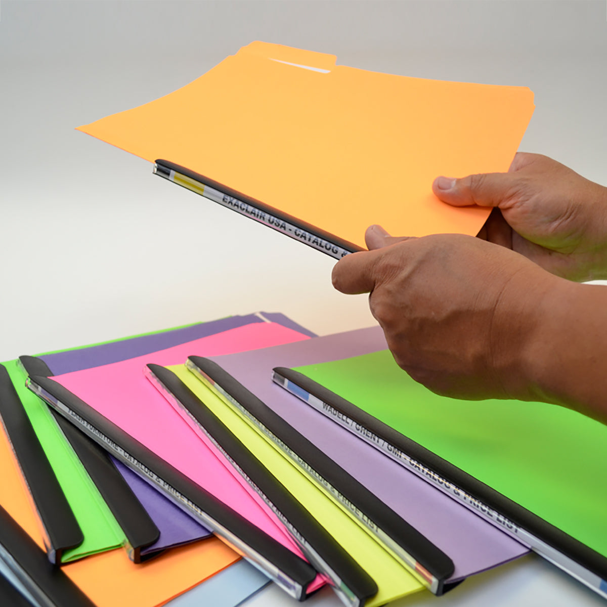 Ultimate Office MagniFile™ Sliding Bars - Organize & Index Standard File Folders or Loose Pages (Up to 65 Sheets) - Secure Documents & Find Files Fast - Perfect for Office Filing, Home Organization & Document Management (Set of 10)