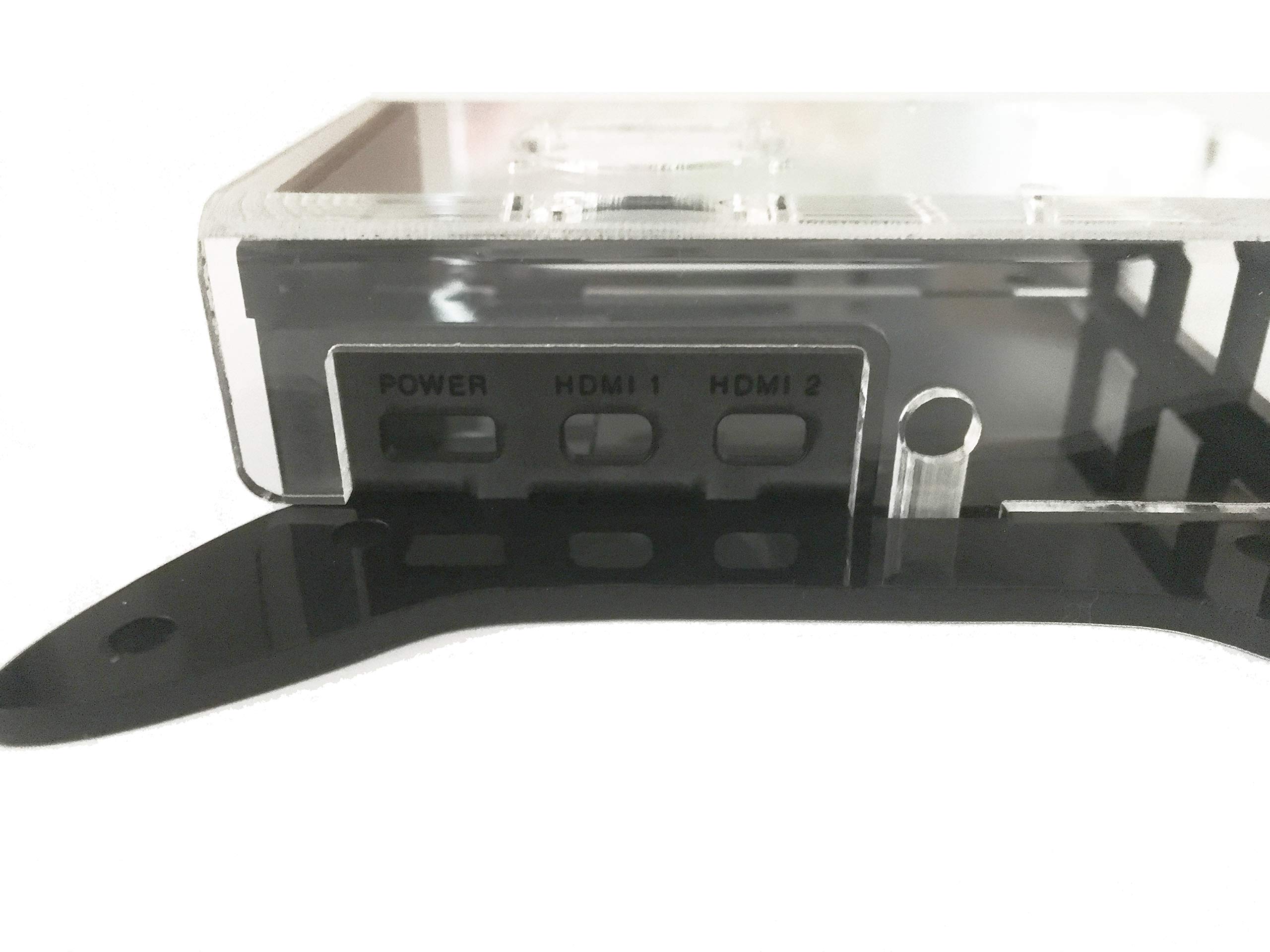 Universal VESA Mount Case for Raspberry Pi 4 with Cooling Fan - Perfect for DIY Projects, Home Automation & Digital Signage Displays