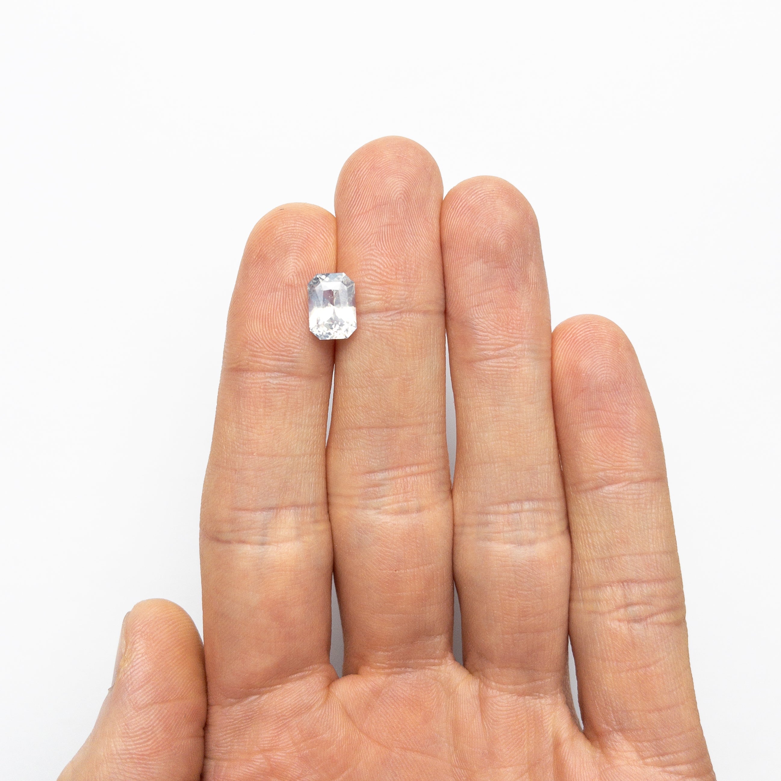 3.53ct Natural Blue Sapphire Gemstone - 9.50x6.84x5.39mm Cut Corner Rectangle Brilliant Cut for Jewelry Making, Engagement Rings & Fine Collections
