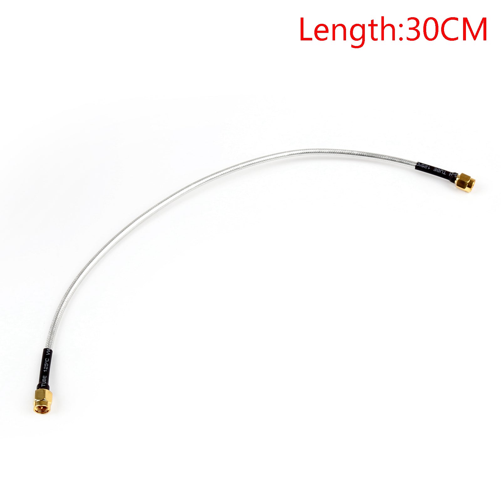 10Pcs SMA Male to SMA Male RF Extension Coax Pigtail Semi Rigid Cable RG402 30cm - High Frequency Connector for Ham Radio, WiFi Antenna, GPS & Drone Applications
