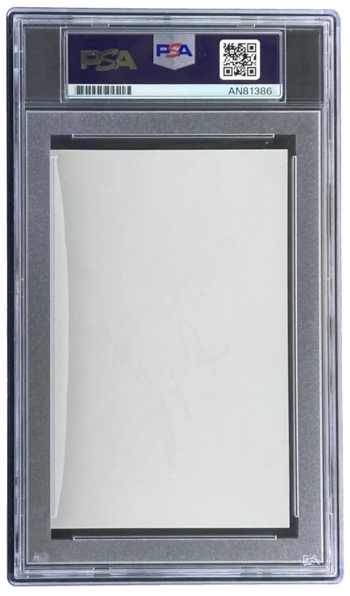 Gisele Bundchen Autographed Signed PSA Slabbed Cut Signature - Collectible Memorabilia for Superfans & Sports Enthusiasts