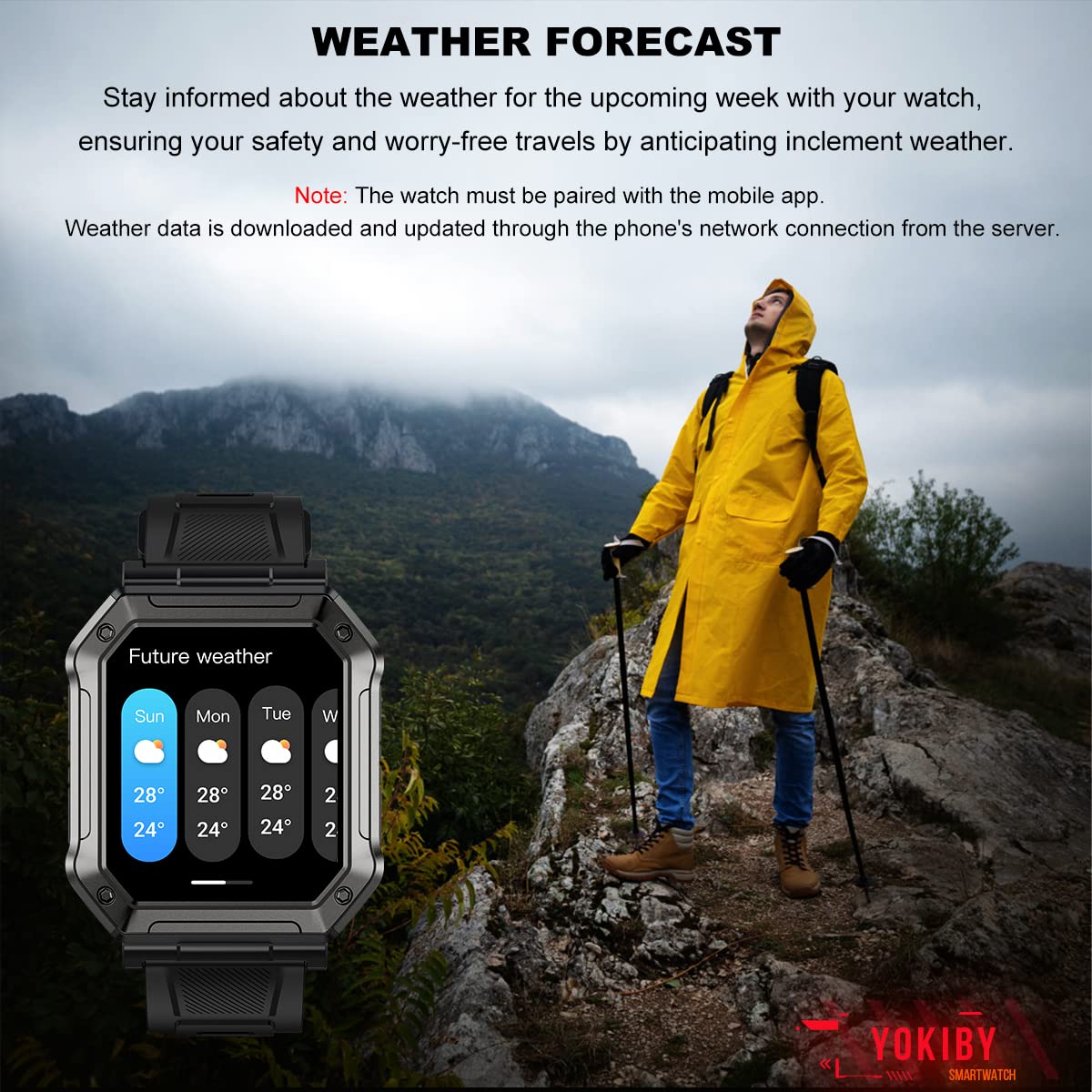 Military Smart Watch for Men - 1.91