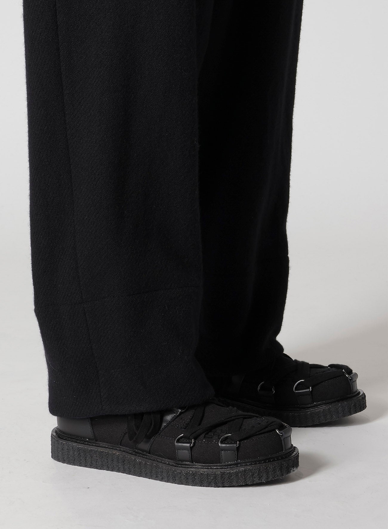 British Wool Hem Facing Pants for Men & Women - Classic Trousers with Comfortable Fit for Office, Travel & Casual Wear