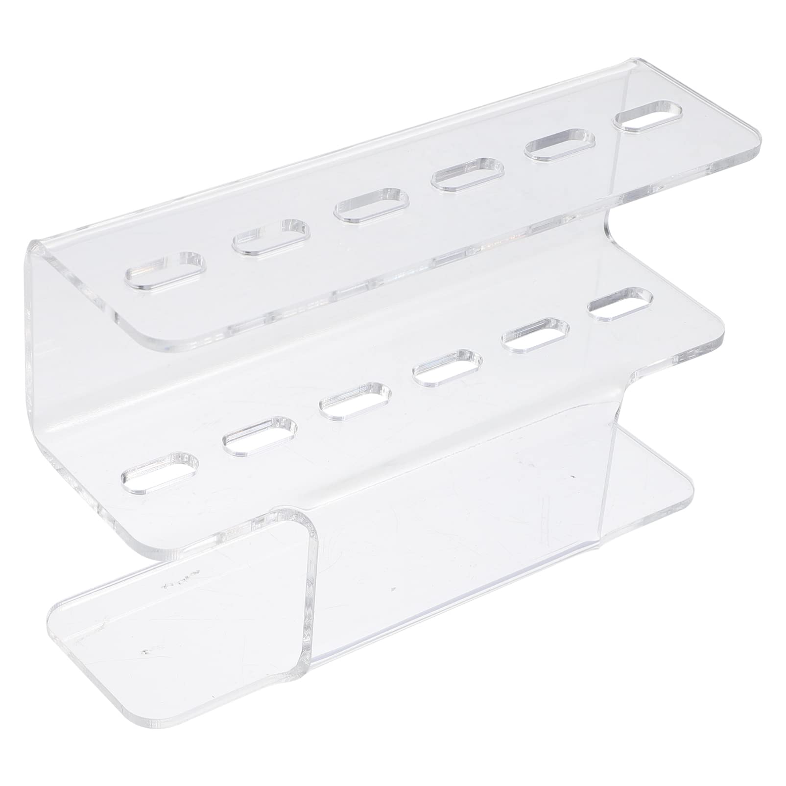 1pc Clear Acrylic Storage Rack for Eyelash Extension Tweezers - Professional Lash Tool Organizer with Trays - Perfect for Salon, Spa & Home Use