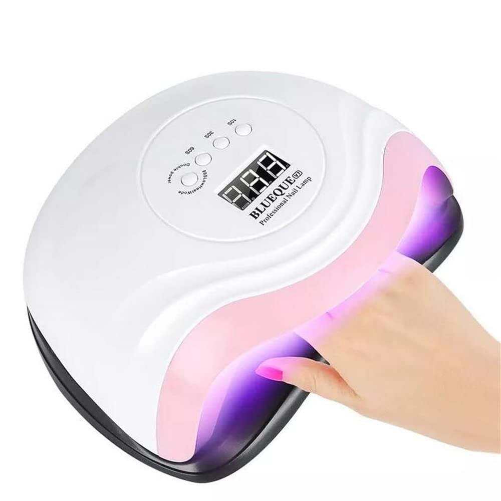 168W UV LED Nail Dryer Lamp - Fast Drying Nail Polish Gel Curing Light for Professional & Home Manicures | Portable Phototherapy Machine for Nail Art, Acrylics & Gel Extensions | Perfect for Salons, DIY Nails & Gift Giving