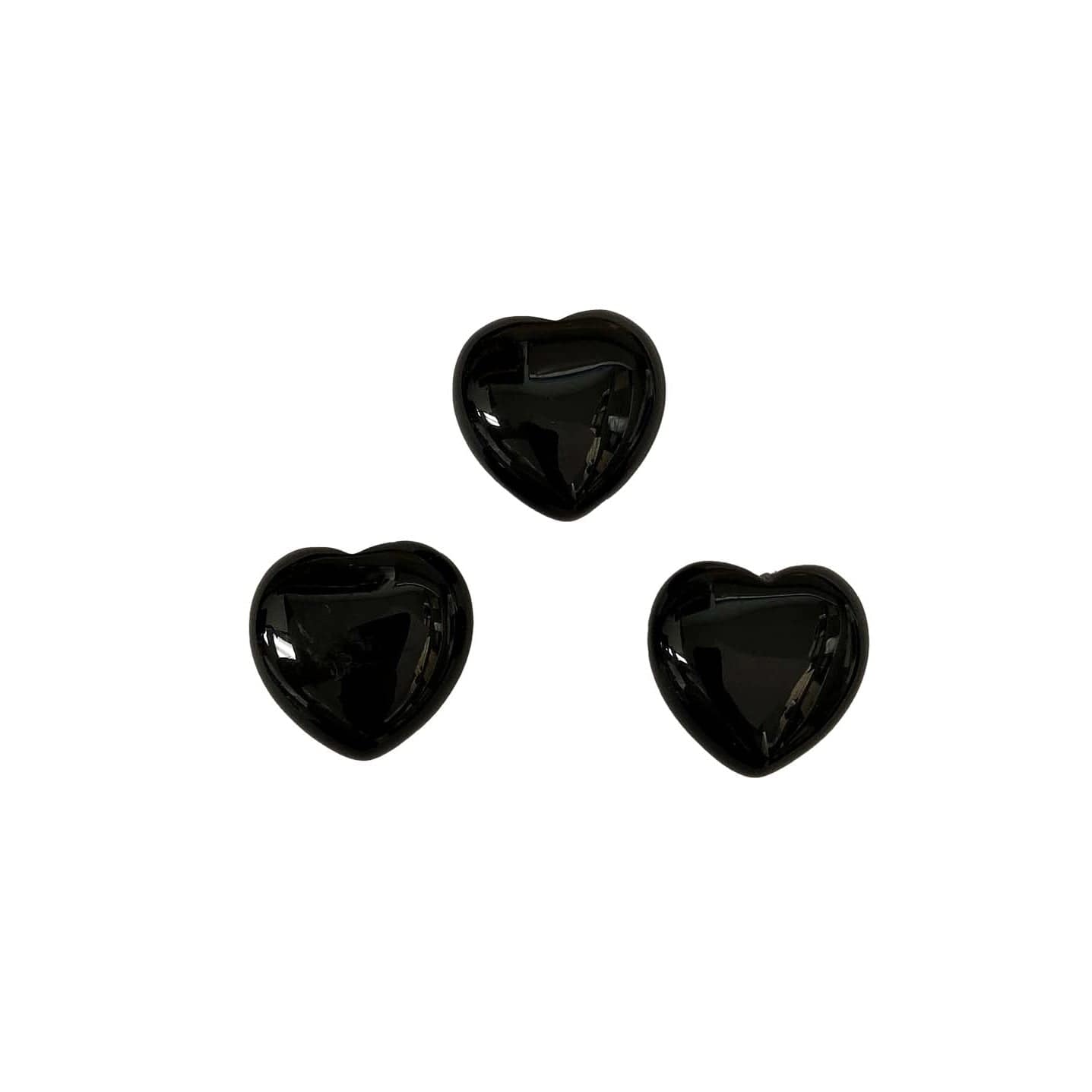 Black Obsidian Puff Heart Necklace - Natural Stone Jewelry for Women, Healing Crystal Pendant for Protection & Positive Energy | Perfect for Meditation, Yoga & Spiritual Gifts